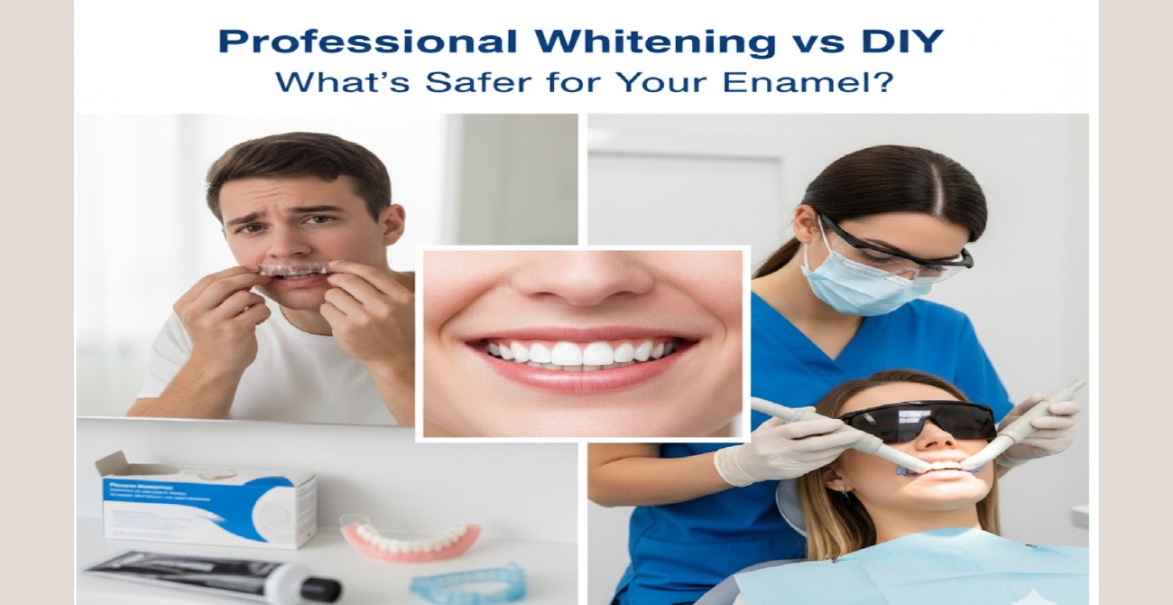 Why Professional Whitening Is Safer For Your Enamel Than DIY Methods